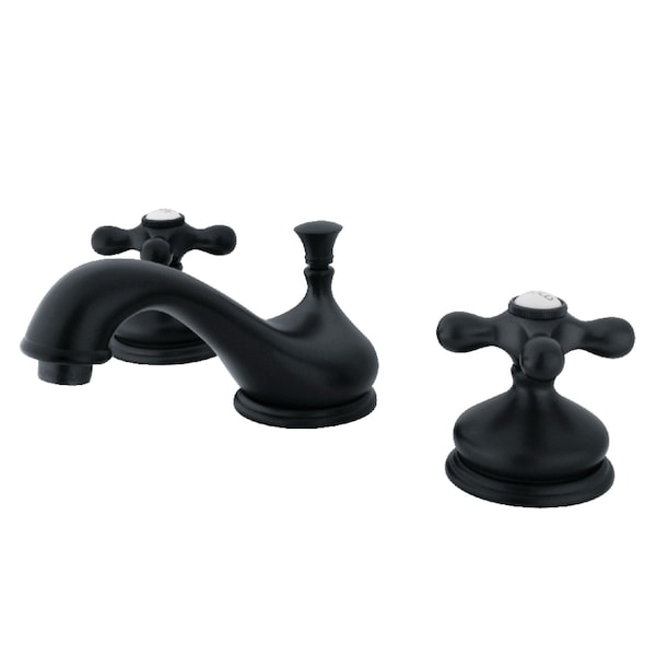 KS1160AX 8" Widespread Bathroom Faucet, Matte Black
